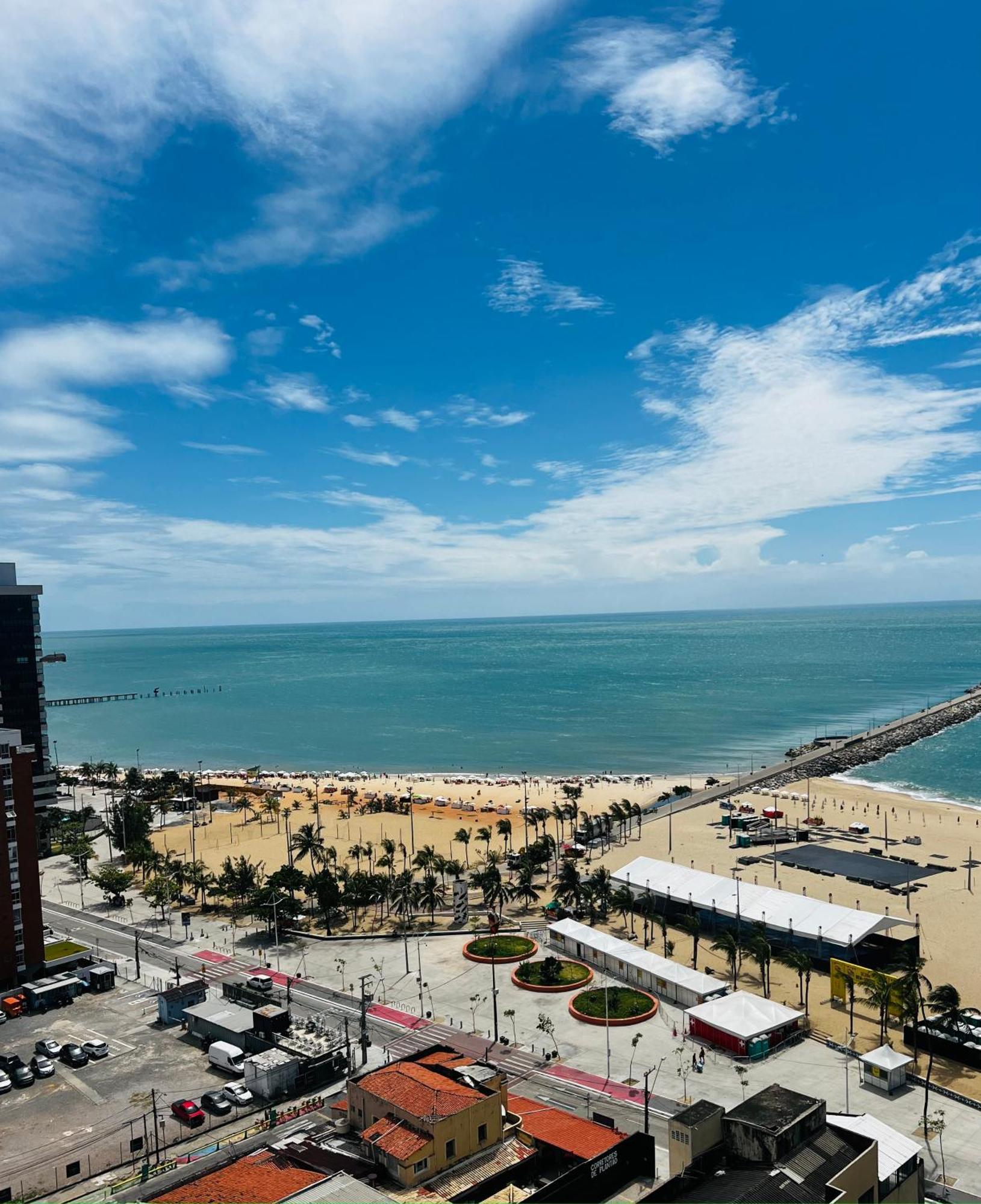 Flat Praia De Iracema Vista Mar ฟอร์ตาเลซา ภายนอก รูปภาพ