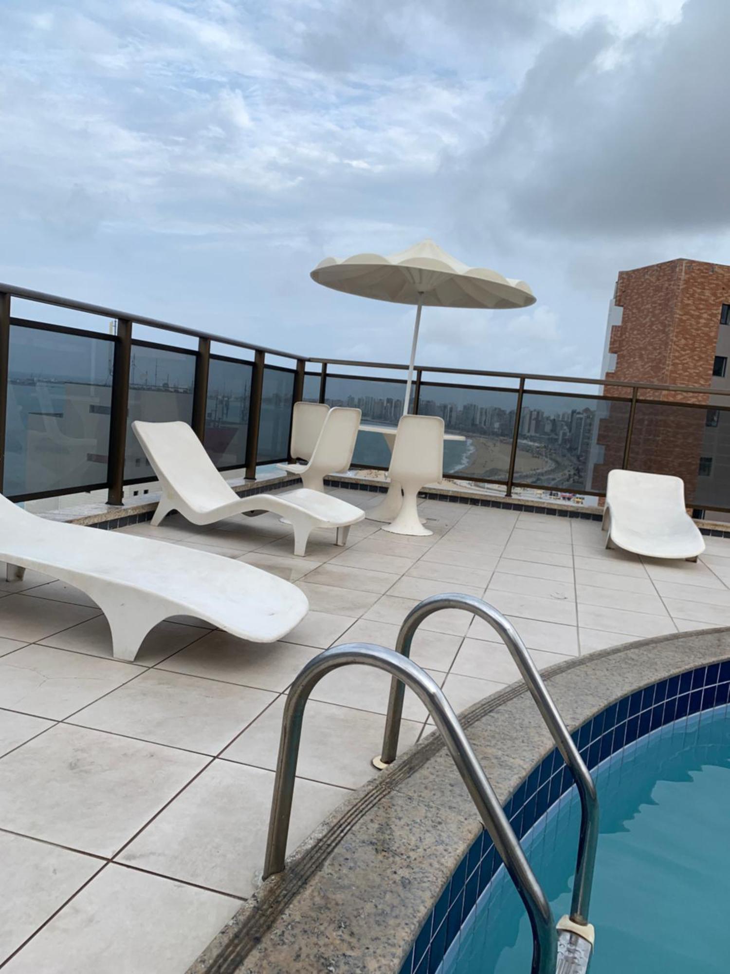 Flat Praia De Iracema Vista Mar ฟอร์ตาเลซา ภายนอก รูปภาพ