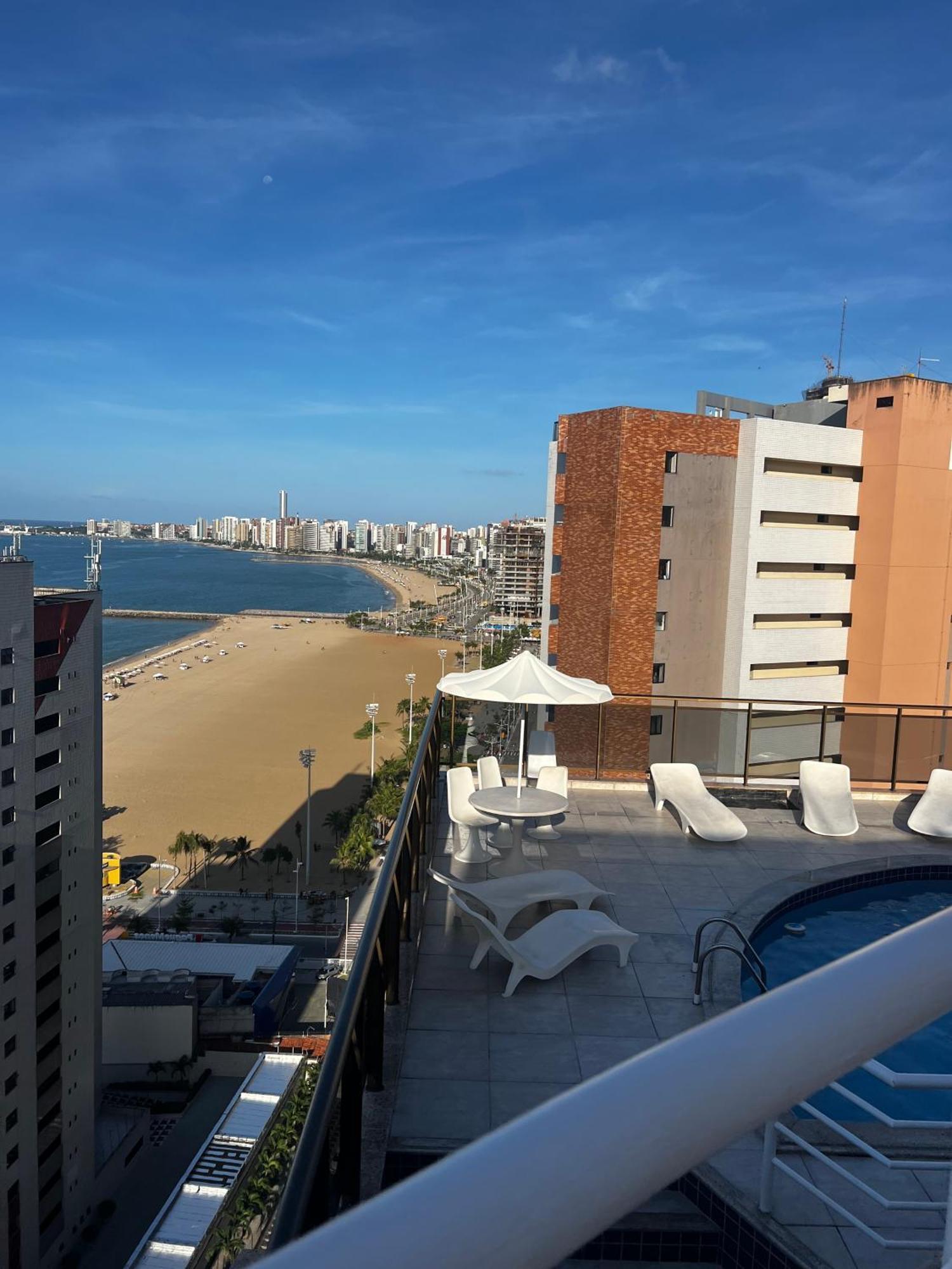 Flat Praia De Iracema Vista Mar ฟอร์ตาเลซา ภายนอก รูปภาพ